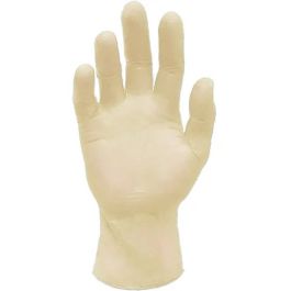 RONCO SILKTEX Latex Examination Gloves — Medium, Tan, 5 mil, Powder-Free (Box of 100)