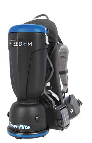 Powr-Flite Comfort Pro Freedom Cordless Backpack Vacuum 6 qt, with Harness and Tools CPF6P-1C