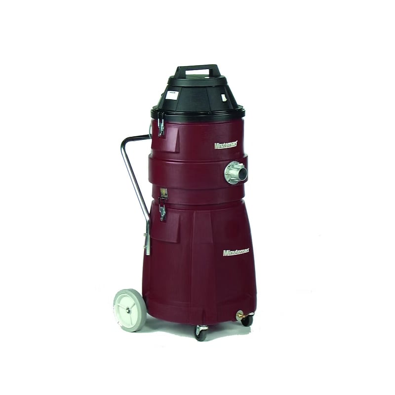 Minuteman X-839 C83905-16 HEPA Critical Filter Wet/Dry Canister Vacuum — 15 gal, 115 CFM, 105" lift, 99.97% HEPA