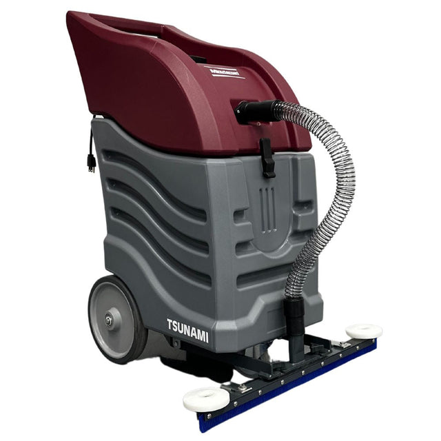 Minuteman Tsunami 16-Gallon Wet/Dry Vacuum T16WD — 125 CFM, 24" primothane squeegee, 74 dBA