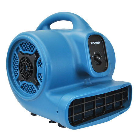 XPOWER P-400 1/4 HP Air Mover Blower Fan, 1600 CFM, Blue (P-400-Blue)