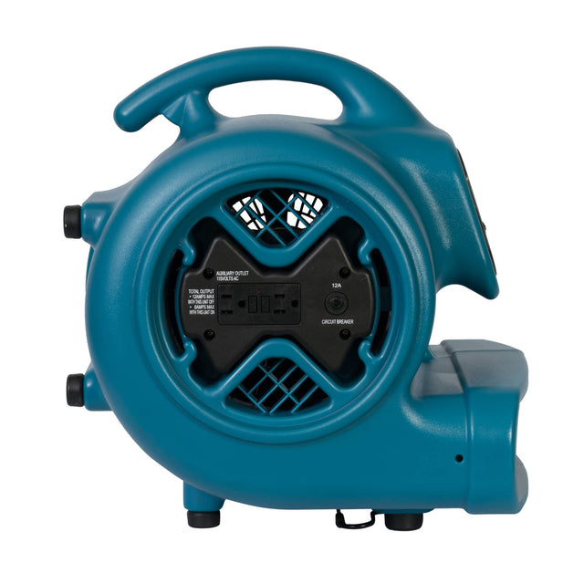 XPOWER X-600A 1/3 HP Air Mover with Daisy Chain, 2400 CFM, Blue (X-600A-Blue)