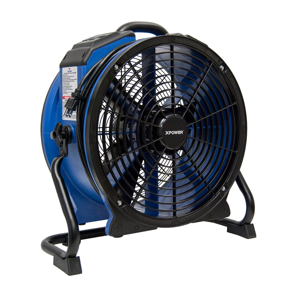 XPOWER X-48ATR Professional High Temperature Axial Fan (1/3 HP), 3600 CFM
