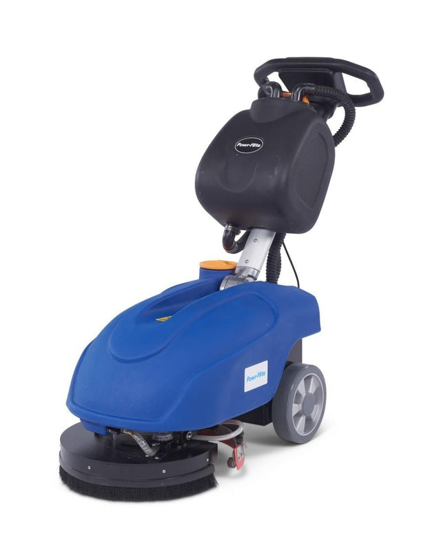 Powr-Flite Compact Scrubber 13" Walk-Behind Floor Scrubber, Machine Only / No Batteries PS030-W14-U
