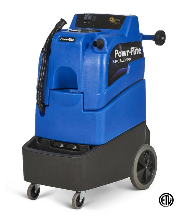 Powr-Flite Pulsar+ PE060-G15-U Portable Carpet Extractor — 15 gal, 100 PSI, Non-Heated, Single Airwatt Vac