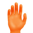 RONCO Orange High-Visibility Nitrile Disposable Gloves — Large (Case of 1,000)