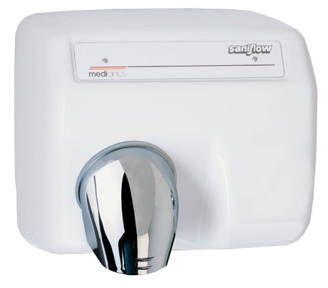 Saniflow Saniflow Automatic Hand Dryer White Porcelain Enameled Cast Iron E85A-UL