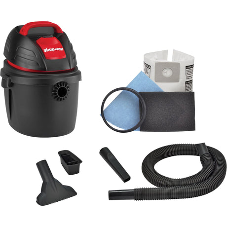 Shop Vac Portable Shop Vacuum, Wet-Dry, 2.5 HP, 2.5 US Gal. (9.5 Litres)