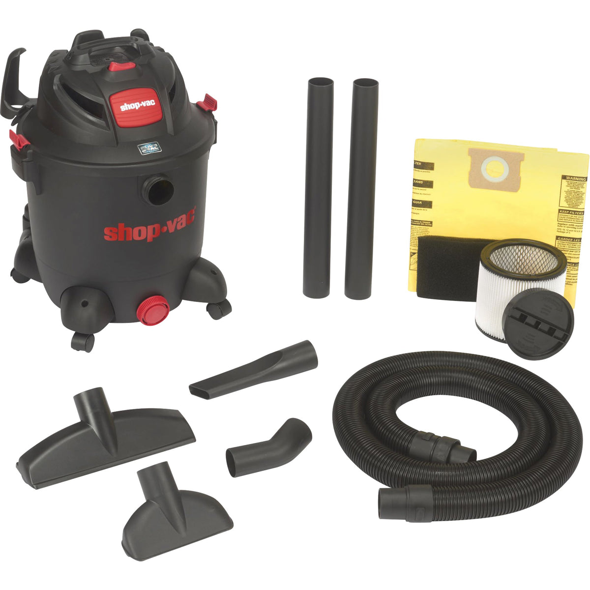 Shop Vac SVX2 Utility Shop Vacuum, Wet-Dry, 5.5 HP, 12 US Gal. (45.4 Litres)