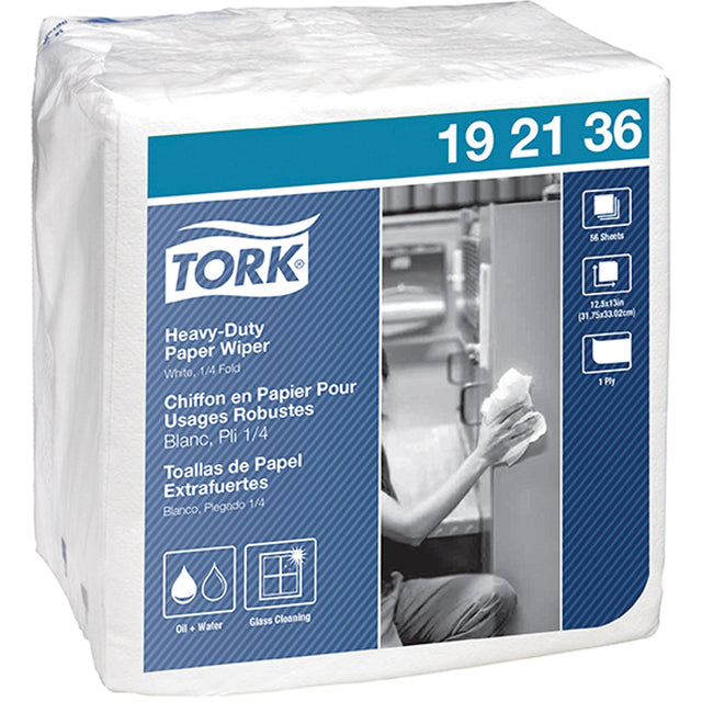Tork Advanced 450 Wipers, All-Purpose, 13" L x 12-1/2" W