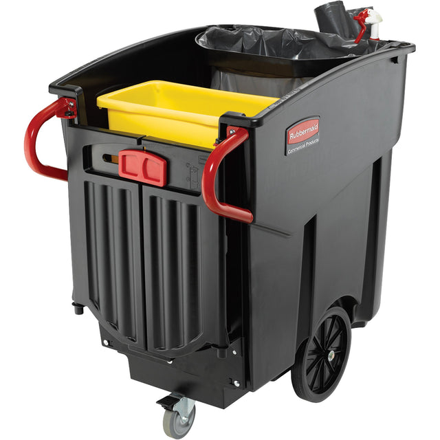 Rubbermaid Mega Brute® Mobile Waste Collectors, Polyethylene, 120 US gal.