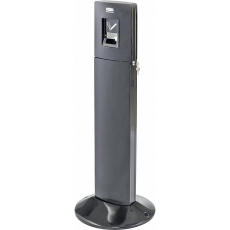 Rubbermaid Metropolitan Smokers' Station, Free-Standing, Stainless Steel, 1.6 US gal. Capacity, 42-4/5" Height