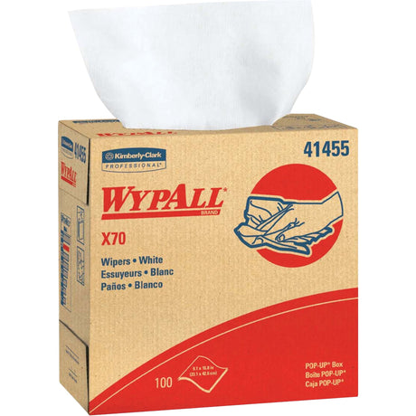 Kimberly-Clark X70 Wipers, Heavy-Duty, 16-4/5" L x 8-3/4" W
