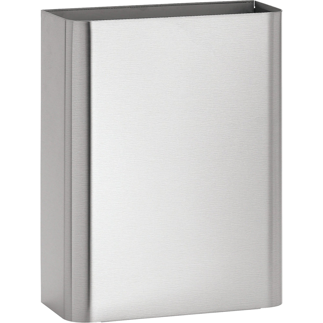 Bradley Waste Receptacles, Stainless Steel, 6.5 US gal.