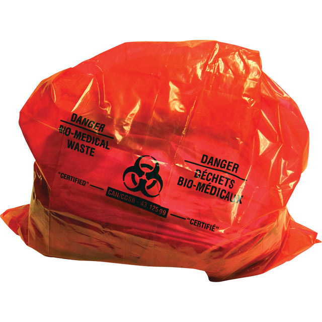 Alte-Rego Sure-Guard Bio-Medical Waste Liners, Bio-Hazard, 2 mil