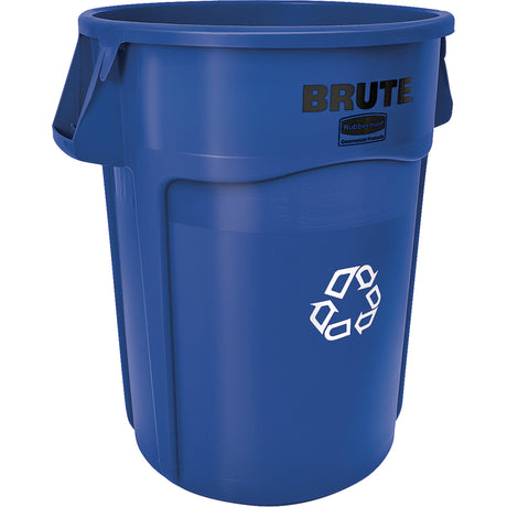 Rubbermaid BRUTE® Round Recycling Containers, Bulk, Plastic, 44 US gal.