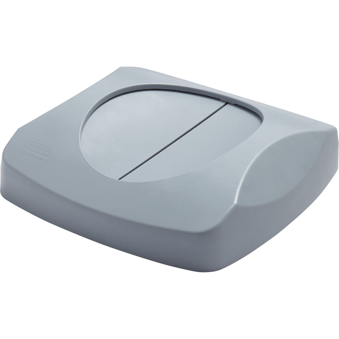 Rubbermaid Untouchable® Square Trash Can Lid, Swing Lid, Plastic, Fits Container Size: 16" x 16"