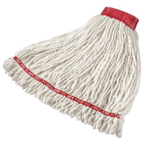 Rubbermaid Web Foot® Shrinkless Wet Mop, Antimicrobial, Yarn, 20 oz., Loop Style