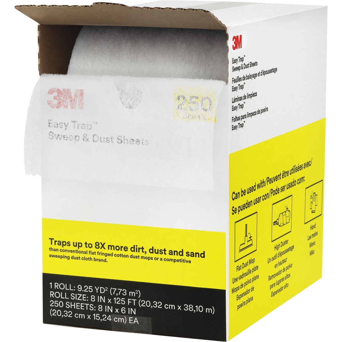3M Easy Trap Dusters, Microfibre, White