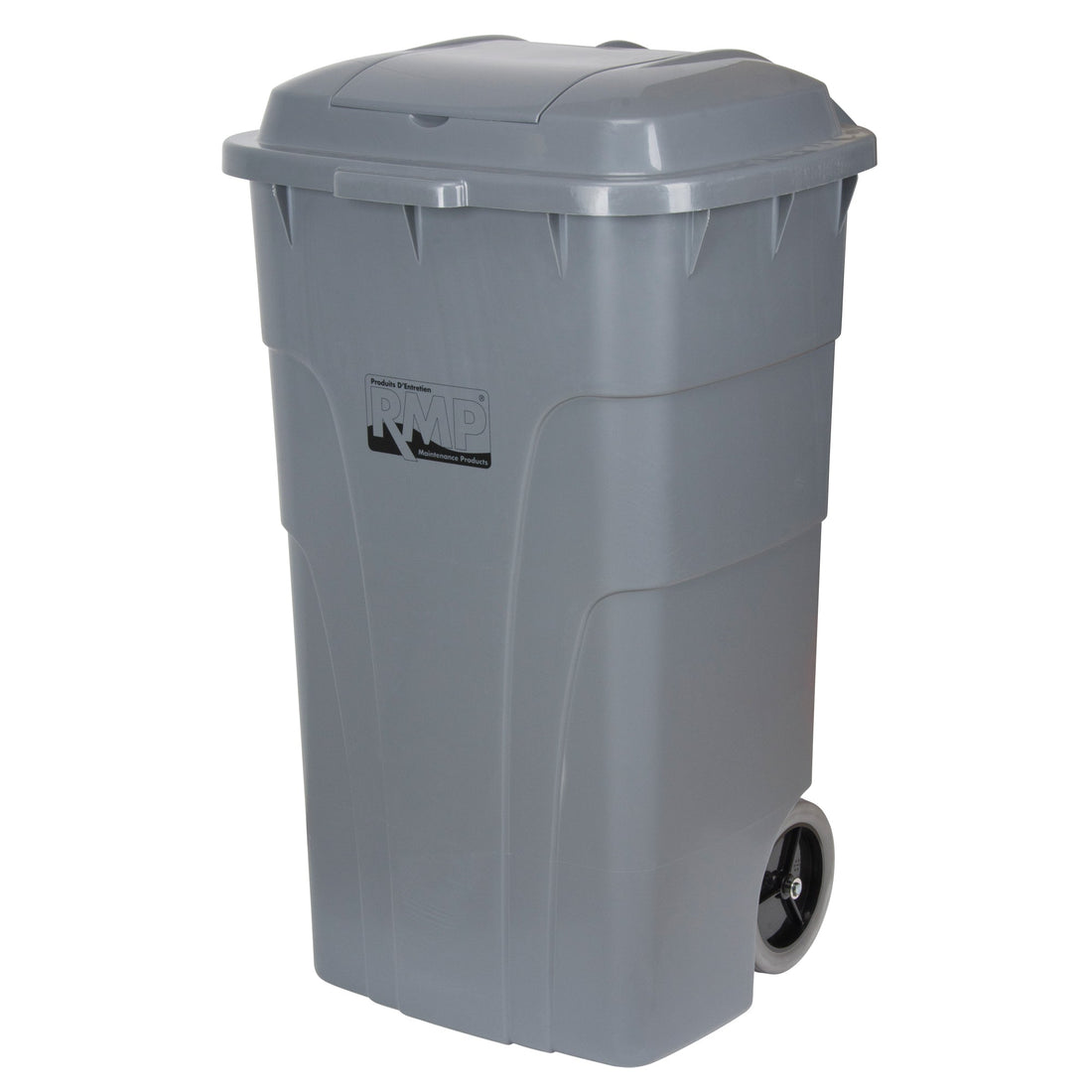 RMP Maintenance Roll Out Garbage Bin, Polyethylene, 65 US gal.