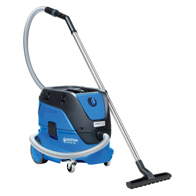 Nilfisk Attix 30 HEPA Vacuum, Wet-Dry, 1.34 HP, 8 US Gal. (30.3 Litres)