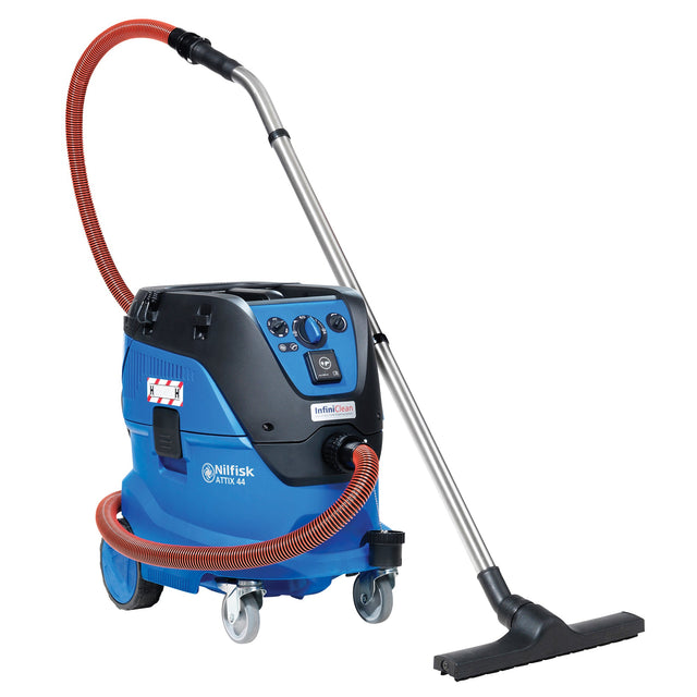 Nilfisk Attix 44 HEPA Vacuum, Wet-Dry, 1.2 HP, 11 US Gal. (41.6 Litres)