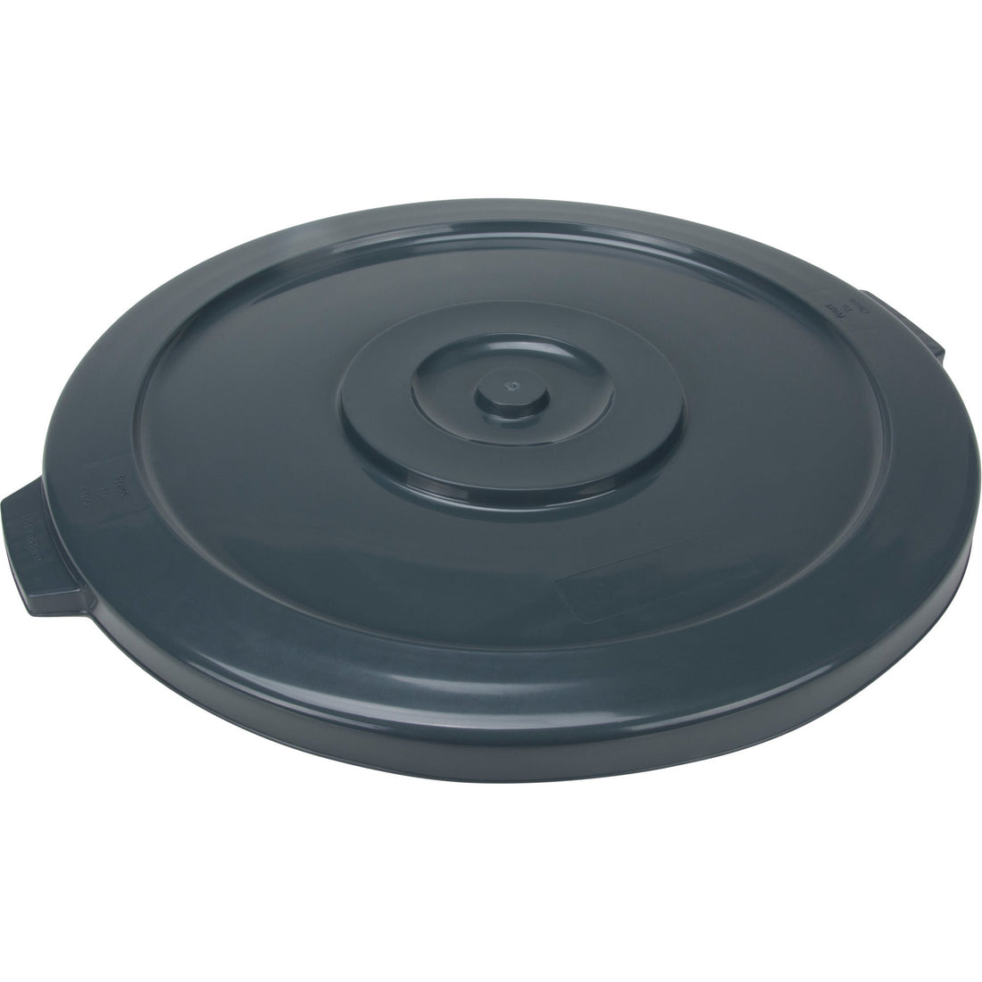 RMP Maintenance Waste Container Lid, Flat Lid, Plastic/Polyethylene, Fits Container Size: 24" Dia.
