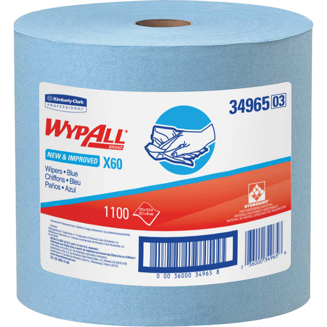 Kimberly-Clark X60 Wipers, All-Purpose, 13-1/2" L x 12-1/2" W