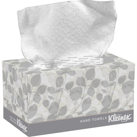 Kimberly-Clark Kleenex® Hand Towels in a POP-UP* Box, 1 Ply, 10-1/2" L x 9" W, 120 /Pack