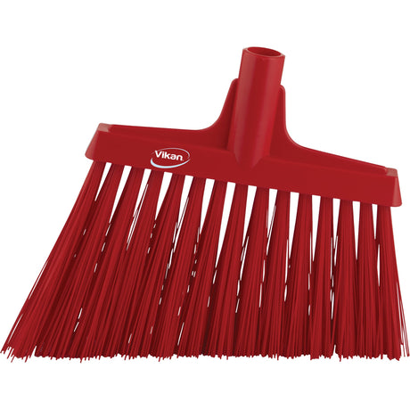 Vikan Angle Broom Head, X-Coarse Bristles, 12", Polyester