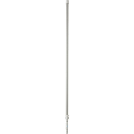 Vikan Handle, Broom/Scraper/Squeegee, White, Telescopic, 62" - 113" L