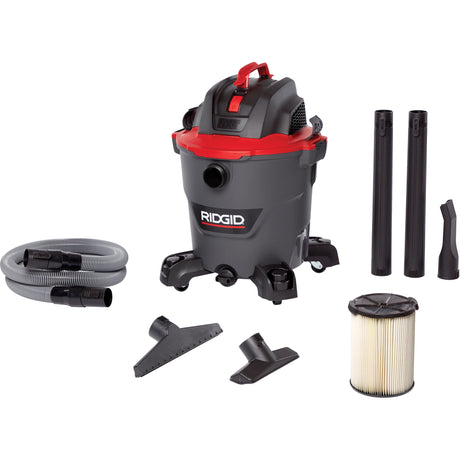 Ridgid NXT Industrial Vacuum, Wet-Dry, 5 HP, 12 US Gal. (45.4 Litres)
