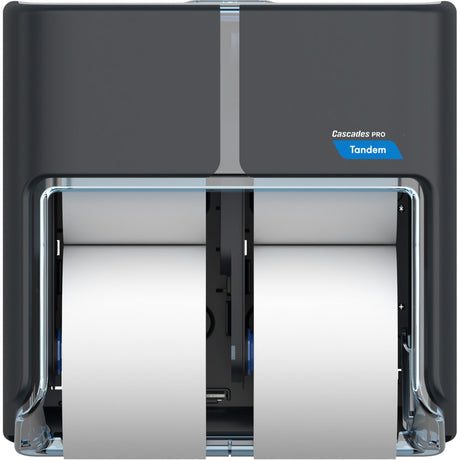 Cascades Pro Tandem™ Four Roll High Capacity Toilet Paper Dispenser, Multiple Roll Capacity