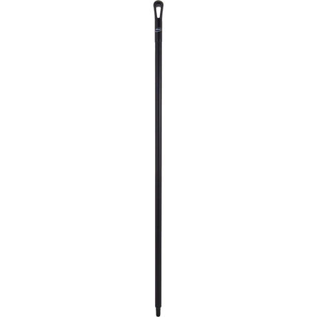 Vikan Ultra Hygiene Handle, Broom/Brush/Scraper/Squeegee, Black, Ergonomic, 59" L