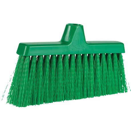 Vikan ColorCore Angle Head Broom, Medium Bristles, 10", Polypropylene