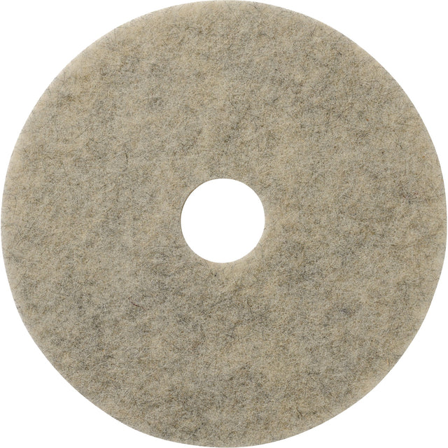 Americo Porko Plus Floor Pads, 27", Buffing/Burnishing, Beige