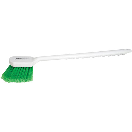 M2 Professional Long Handle Detail Brush, 20" L, PVC Bristles, Green