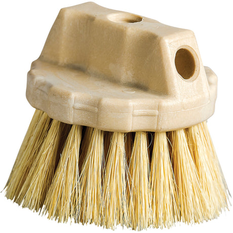 M2 Professional Round Cleaning Brush, 5" L, Tampico Bristles, Beige