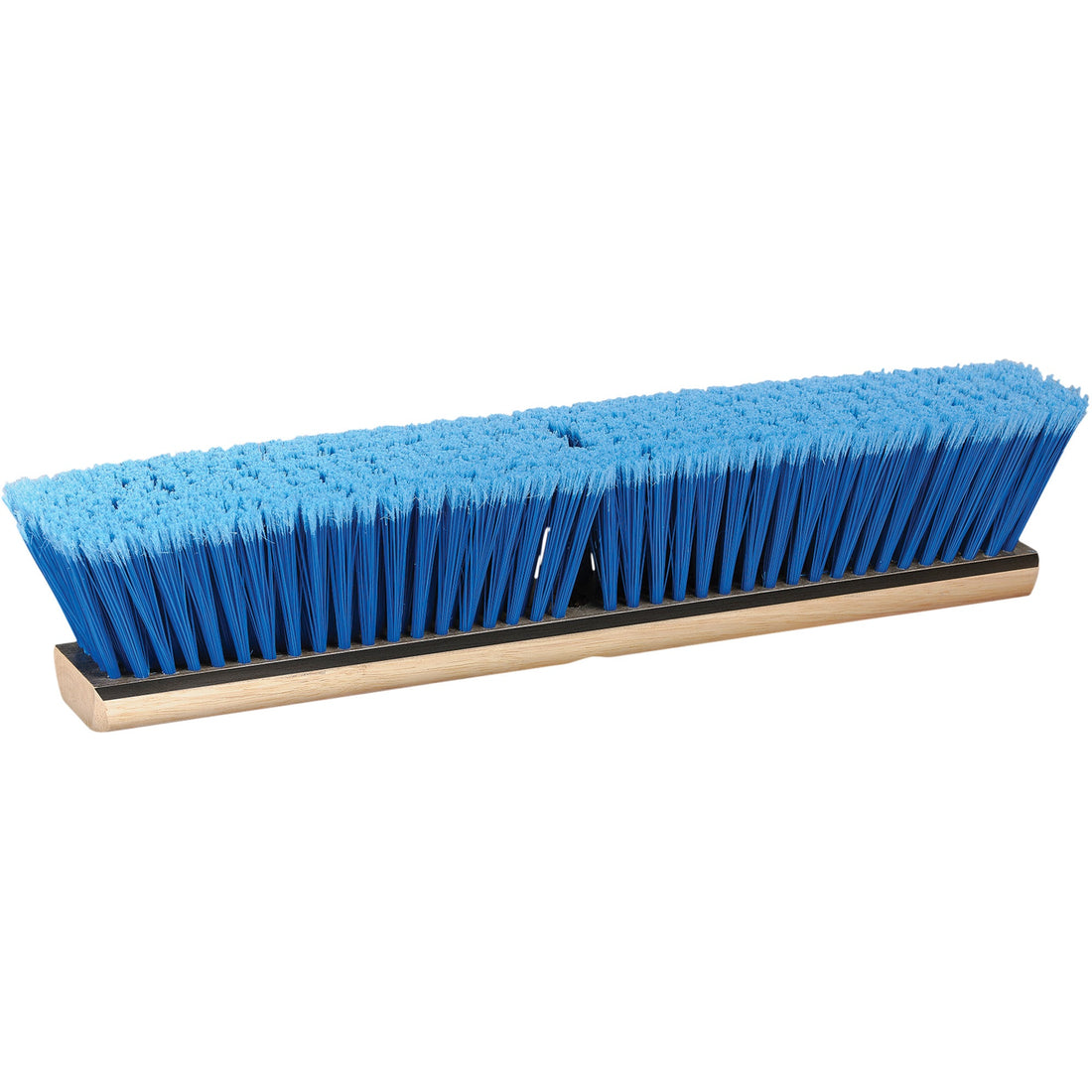M2 Professional Flagged Push Broom Head, Fine, PVC Bristles