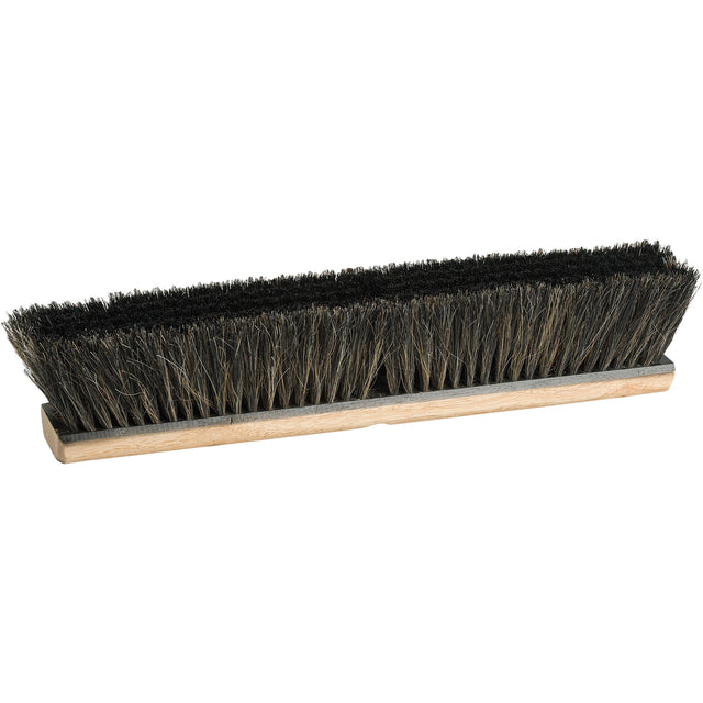 M2 Professional Push Broom Head, Fine, PVC/Animal Hair Bristles