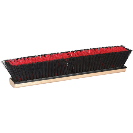 M2 Professional Combination Push Broom, 24", Coarse/Medium, PVC Bristles