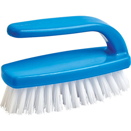 M2 Professional Nail Cleaning Brush, 4" L, Synthetic Bristles, Blue/White