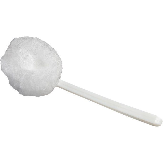 M2 Professional Bowl Swab Cleaning Brush, 12" L, Acrylic Bristles, White