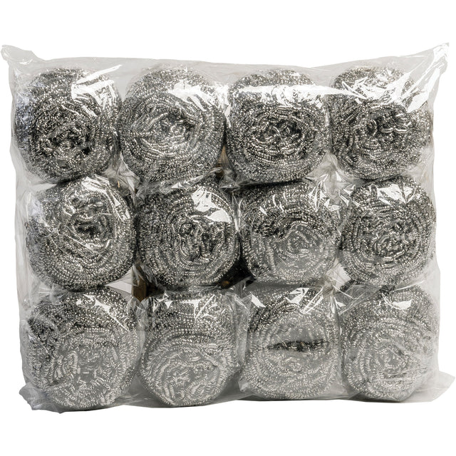 M2 Professional Stainless Steel Scouring Puff, 3" L x 3" W