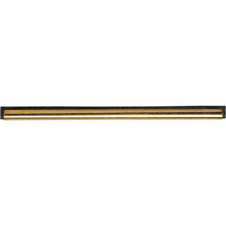 M2 Professional Window Squeegee Channel and Rubber, Rubber, Brass Frame