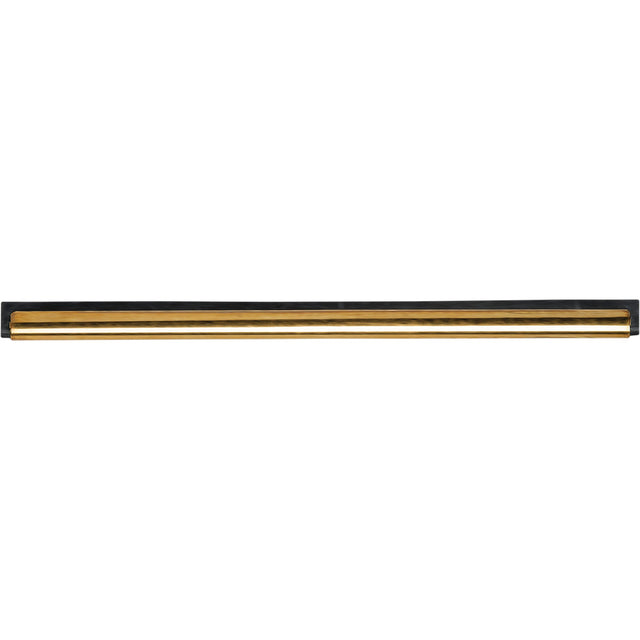 M2 Professional Window Squeegee Channel and Rubber, Rubber, Brass Frame