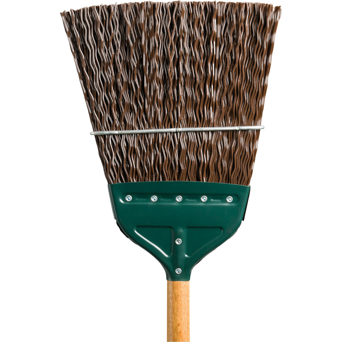 M2 Professional Track & Switch Broom, Wood Handle, Polypropylene Bristles, 52" L