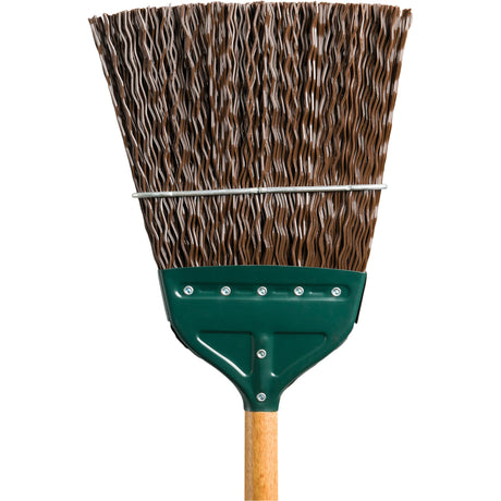 M2 Professional Track & Switch Broom, Wood Handle, Polypropylene Bristles, 52" L
