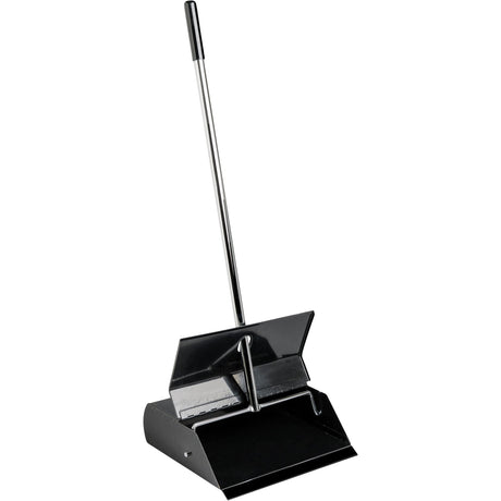 M2 Professional Lobby Dust Pan with Lid, Metal
