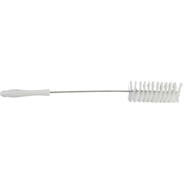 Vikan 2.4" Detail Valve Brush, Medium Bristles, 20" Long, White